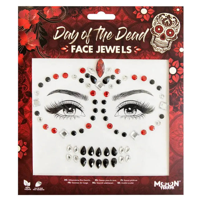 Moon Creations Moon Terror Halloween Face Jewels Day of the Dead