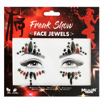Moon Creations Moon Terror Halloween Face Jewels Freak Show