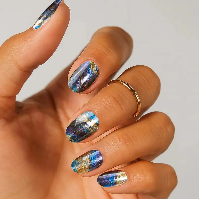 MoYou London Non-UV Gel Wraps Cosmic Zone