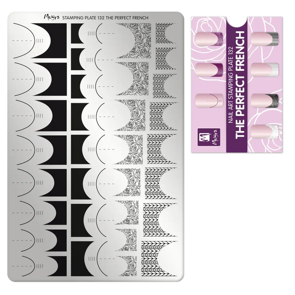 Moyra Stamping Plate 132 The Perfect French