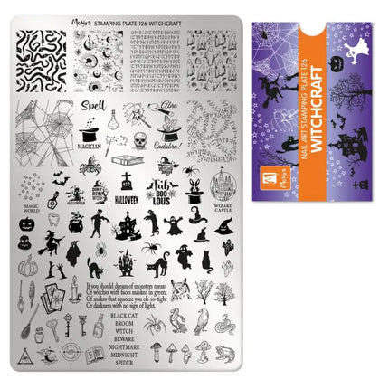 Moyra Stamping Plate No. 126 Witchcraft