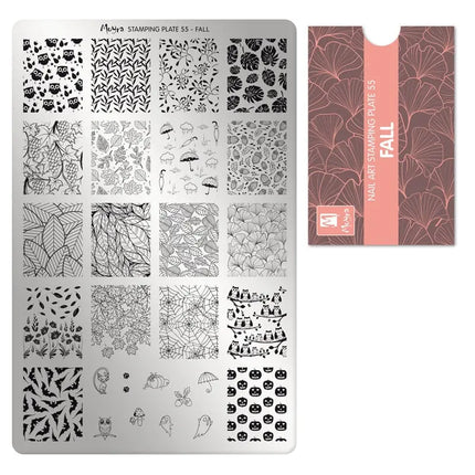 Moyra Stamping Plate No. 55 Fall