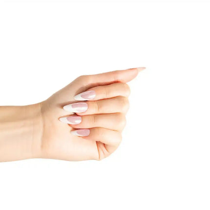 Nail HQ Almond Pink French Glaze Nails