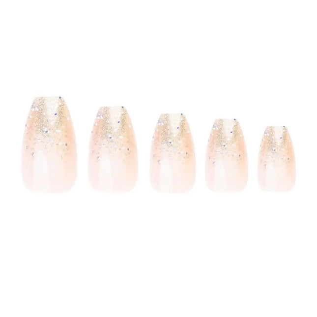 Nail HQ Coffin Moonlight Ombre Nails