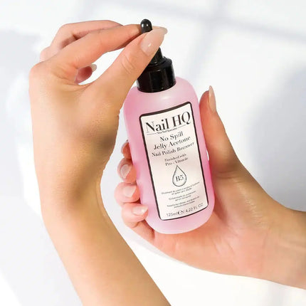 Nail HQ No Spill Jelly Acetone Nail Polish Remover 125ml