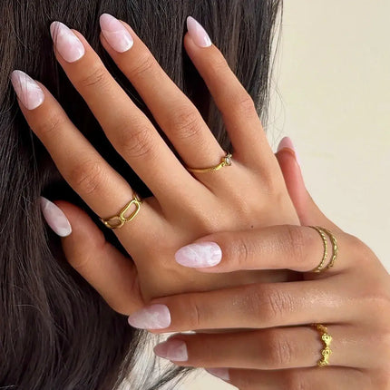 Nailday Soft Gel Press-On Nails Candy Clouds