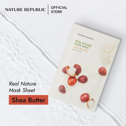 Nature Republic Real Nature Sheet Mask Shea Butter