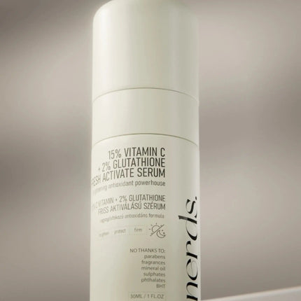 NERDS 15% Vitamin C + 2% Glutathione Fresh Active Serum