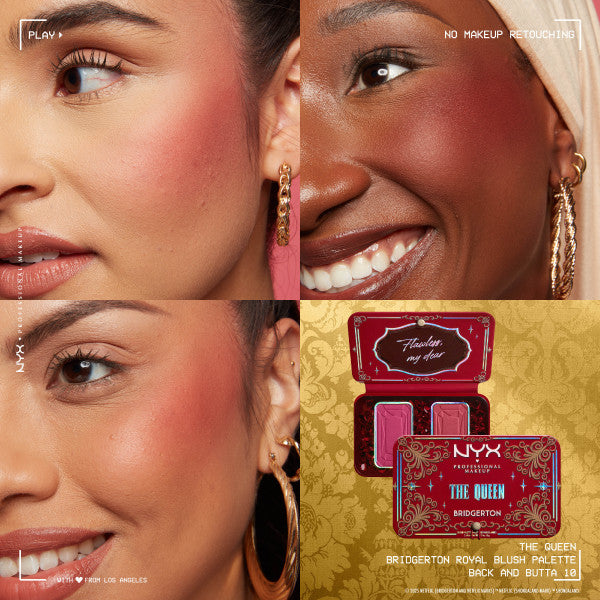 NYX Professional Makeup Bridgerton Blush Duo 03 The Queen