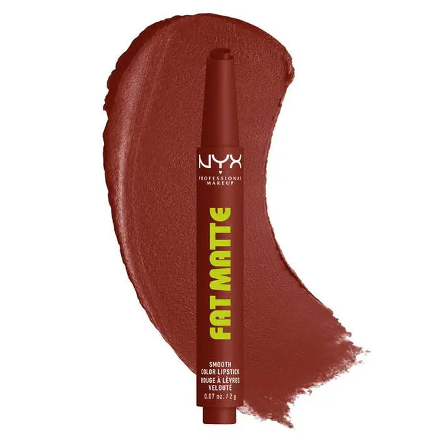 NYX Professional Makeup Fat Matte Smooth Color Lipstick Cocoa Cuddles