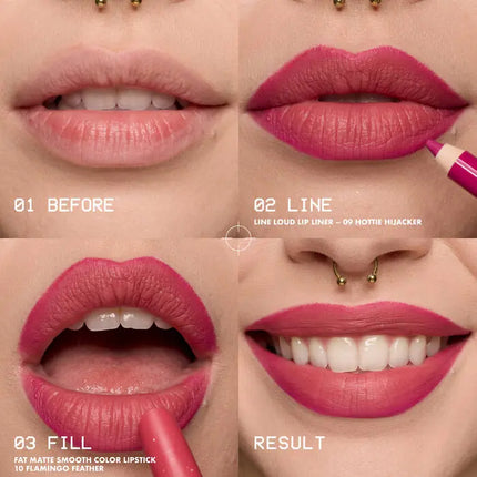 NYX Professional Makeup Fat Matte Smooth Color Lipstick Mauve Cloud