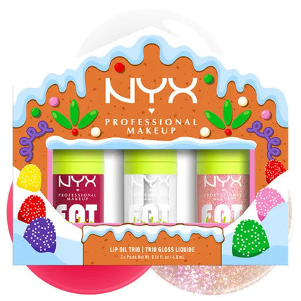 NYX Professional Makeup Holiday Fat Oil Lipgloss Trio