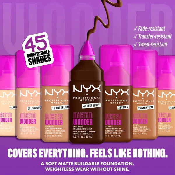 NYX Professional Makeup Make 'EM Wonder Foundation Rich Cocoa