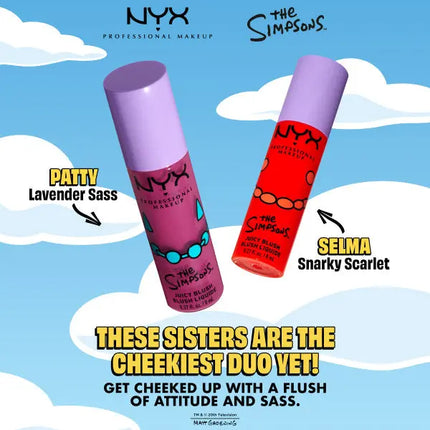 NYX Professional Makeup Saucy Sisters Juicy Liquid Blush Patty Lavender Sass