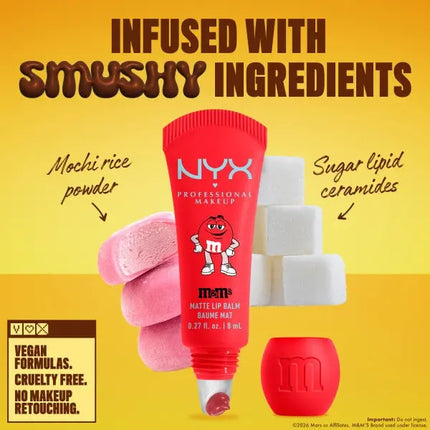 NYX Professional Makeup Smushy Matte Lip Balm M&M'S Surprize