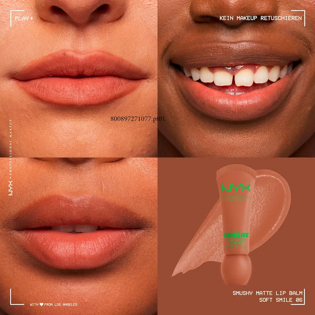 NYX Professional Makeup Smushy Matte Lip Balm Soft Smile