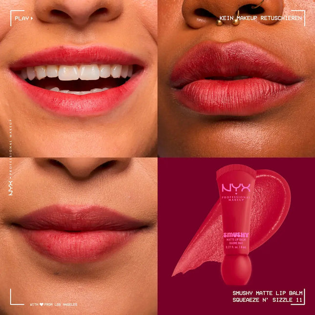 NYX Professional Makeup Smushy Matte Lip Balm Squeeze N'Snizzle