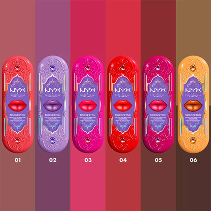 NYX Professional Makeup x Bridgerton Royal Treasures Duo Lipkit 05 Cherry Courtship + Berry Of The Ball