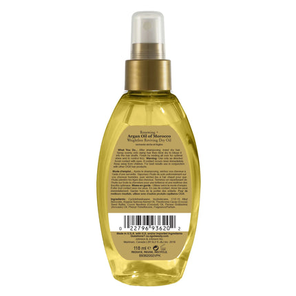 OGX Beauty Beauty Argan Oil Of Morocco Weightless Dry Out Spray