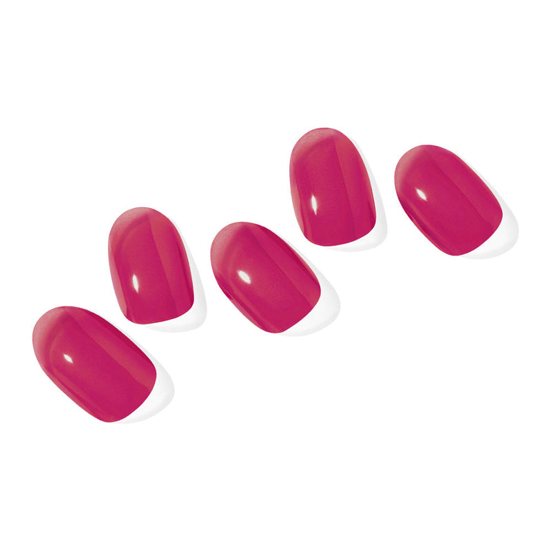 Ohora Semi Cured Gel Nail Strips N Tint Reddish, semi-uitgeharde gellak strips