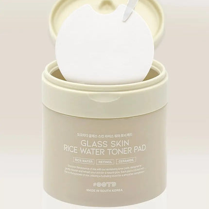 OOTD Glass Skin Rice Water Toner Pad
