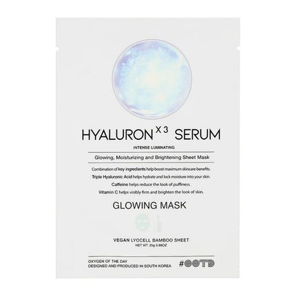 OOTD Hyaluron X3 Serum Glowing Mask