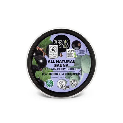 Organic Shop All Natural Sauna Sugar Body Scrub