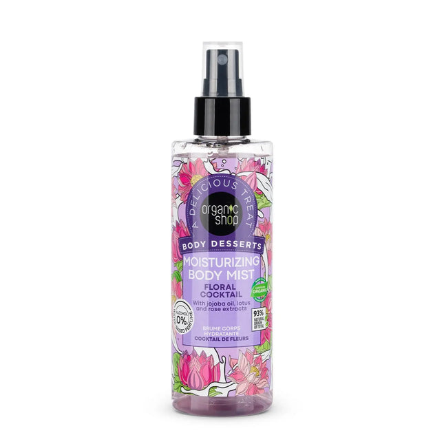 Organic Shop Body Desserts Moisturizing Body Mist Floral Cocktail