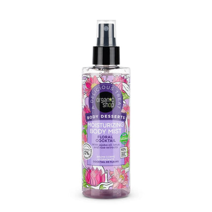 Organic Shop Body Desserts Moisturizing Body Mist Floral Cocktail