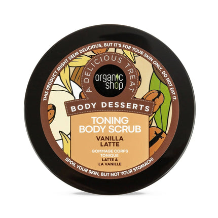 Organic Shop Body Desserts Toning Body Scrub Vanilla Latte