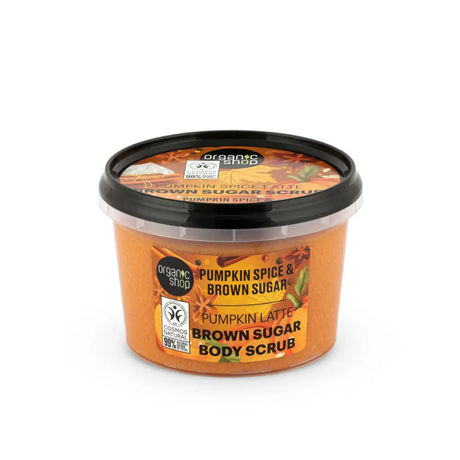 Organic Shop Brown Sugar Body Scrub Pumpkin Spice Latte