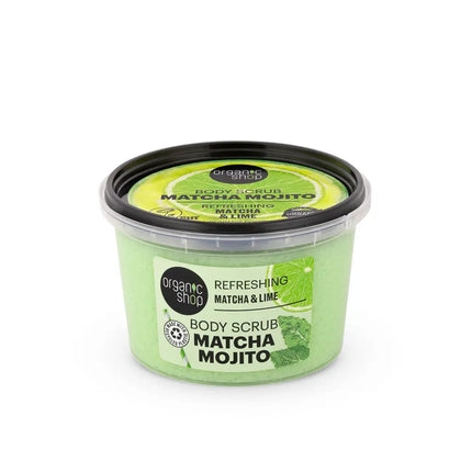 Organic Shop Matcha Mojito Body Scrub Refreshing Matcha & Lime