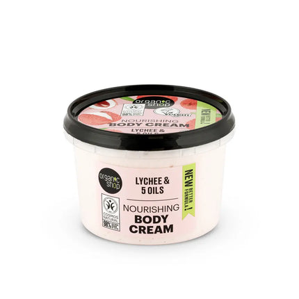 Organic Shop Nourishing Body Cream Lychee