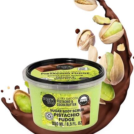 Organic Shop Pistachio Fudge Body Scrub Ultra Smooth
