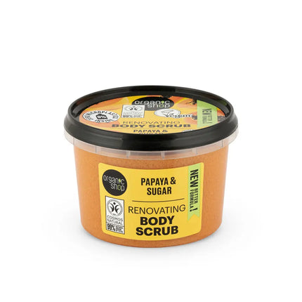 Organic Shop Renovating Body Scrub Papaya