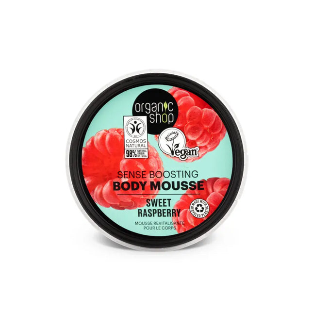 Organic Shop Sense Boosting Body Mousse Sweet Raspberry
