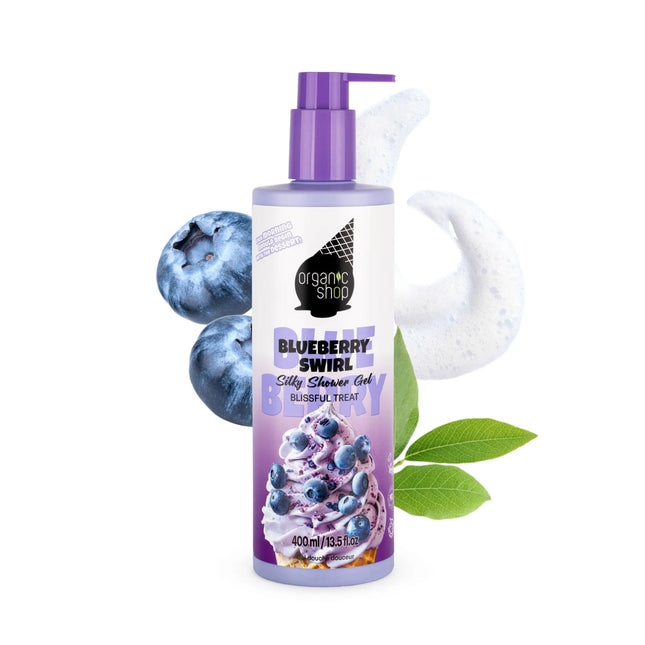 Organic Shop Silky Shower Gel Blueberry Swirl