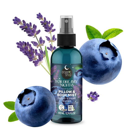 Organic Shop Sleeping Deep Pillow And Body Mist For Dreamy Nights