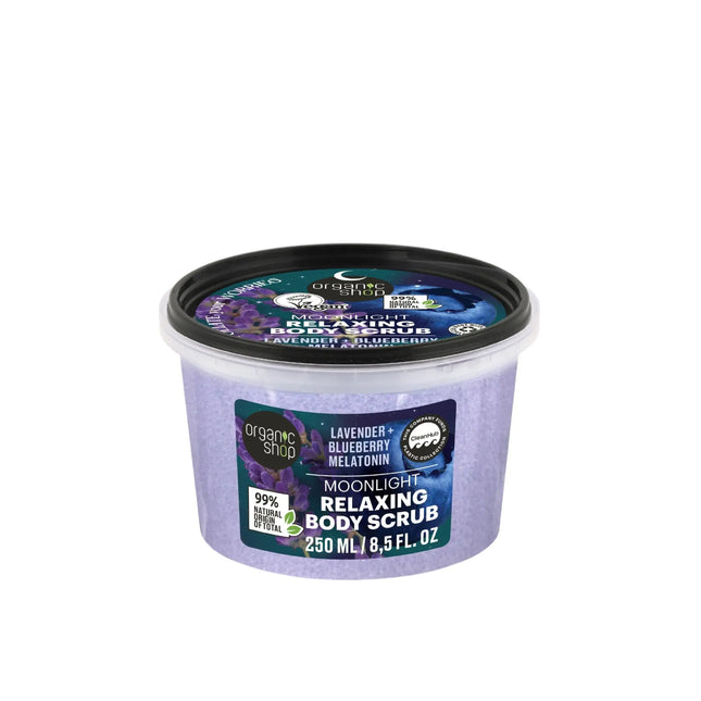 Organic Shop Sleeping Moonlight Body Scrub Exfoliate Your Worries