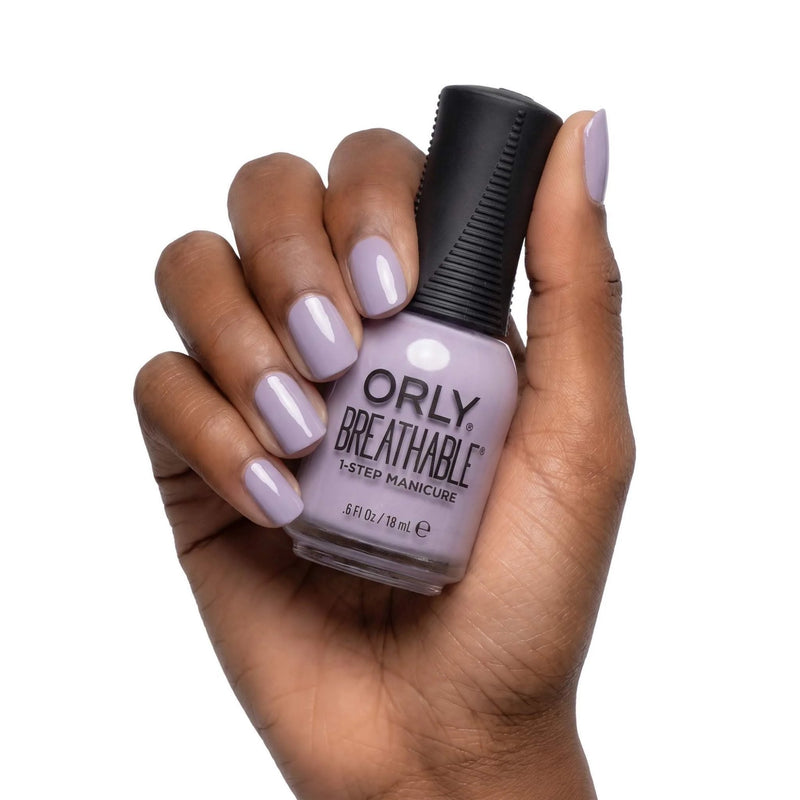 Orly Mani-festo Nail Polish Collection Chakra Khan, lavendelcrème nagellak, foto 3 van 5