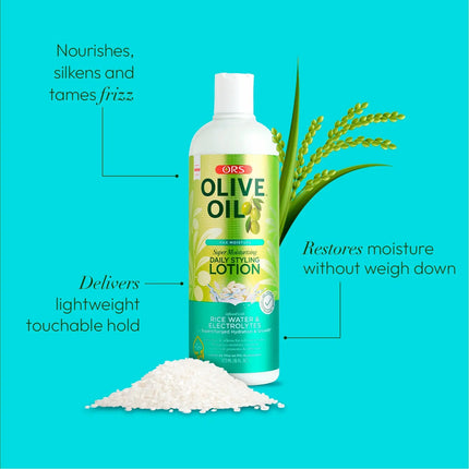 ORS Olive Oil Max Moisture Rice Water Styling Lotion