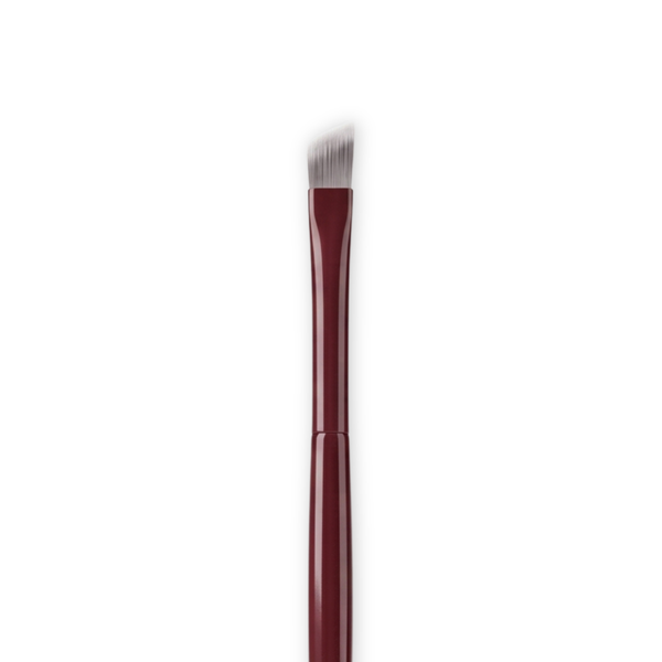Boozyshop Flawless Precision Angle Eye Brush, close-up van de schuine kwastkop op witte achtergrond