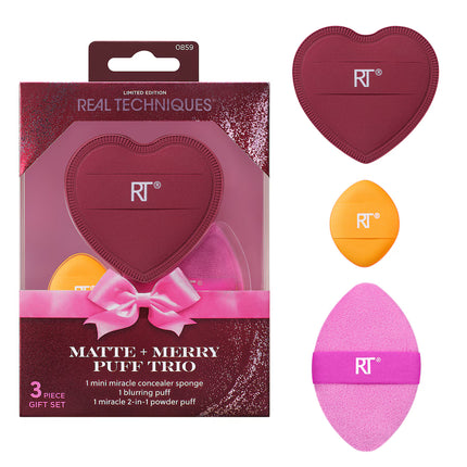 Real Techniques Matte + Merry Puff Trio