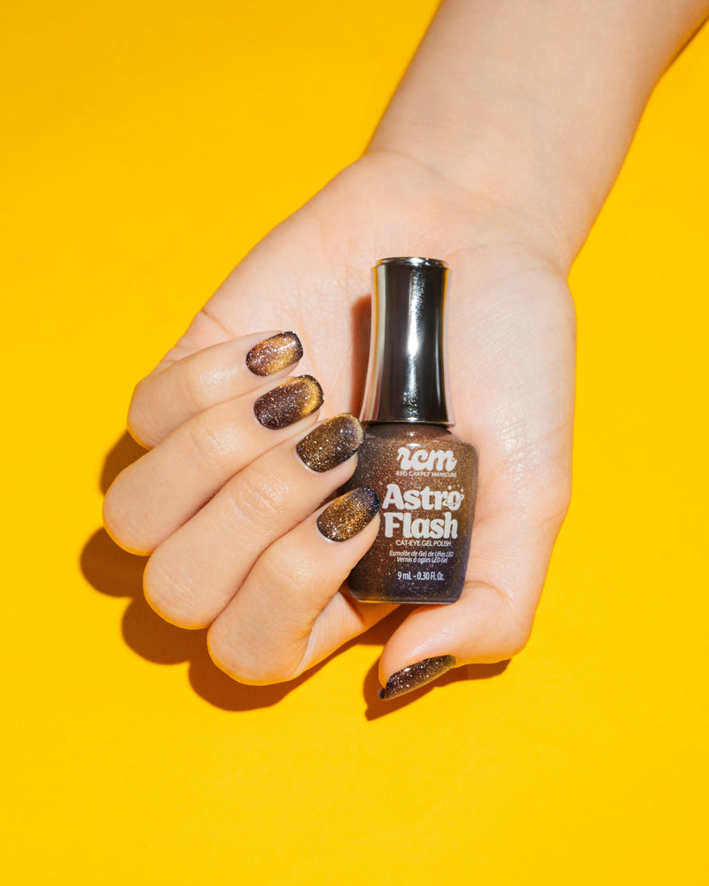 Red Carpet Manicure Astro Flash Cat-Eye Gel Polish Galactic Cowgirl