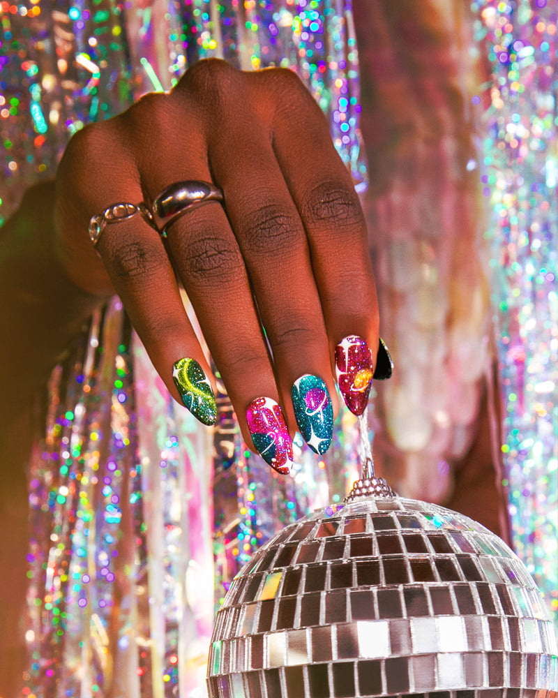 Red Carpet Manicure Astro Flash Cat-Eye Gel Polish Galactic Cowgirl