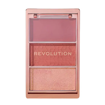 Revolution Blush Icon Palette Aura Points Rose