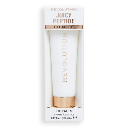Revolution Juicy Peptide Lip Balm Clear Ice