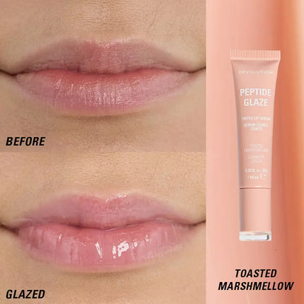 Revolution Peptide Glaze Tinted Lip Serum Toasted Marshmallow