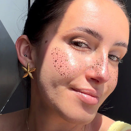 Revolution Poolside Neon Glitter Temporary Freckle Tattoos