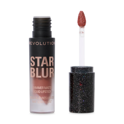 Revolution Star Blur Shimmer Matte Liquid Lip Frosted Petal